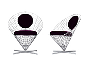 �F���� CG-Wire-Cone-Chair